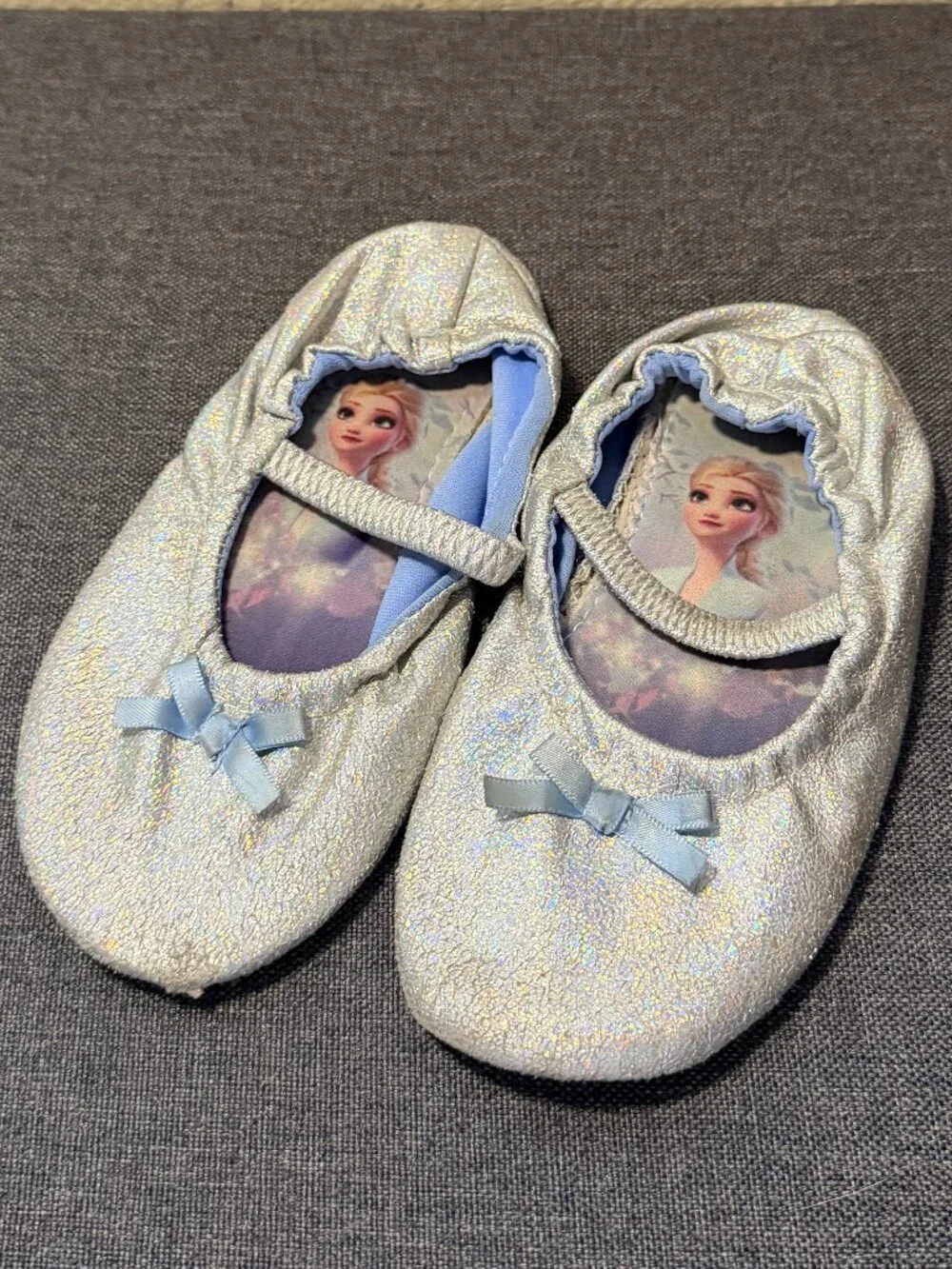 Toddler Disney Frozen Elsa Ballet Flats, Size 10–11.5